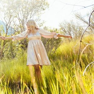 Short Pink Silk Dress